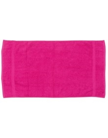 Håndklæde med navn,Pink. 50x90