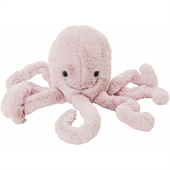 Plys blæksprutte i rosa fra Teddykompaniet 