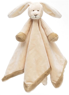 Beige kanin Nusseklud m/u navn fra Teddykompaniet