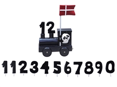 Fødselsdags lokomotiv til bogstaver fra Kids by Friis