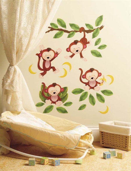 Wallstickers - Aber i jungle fra WALLIES